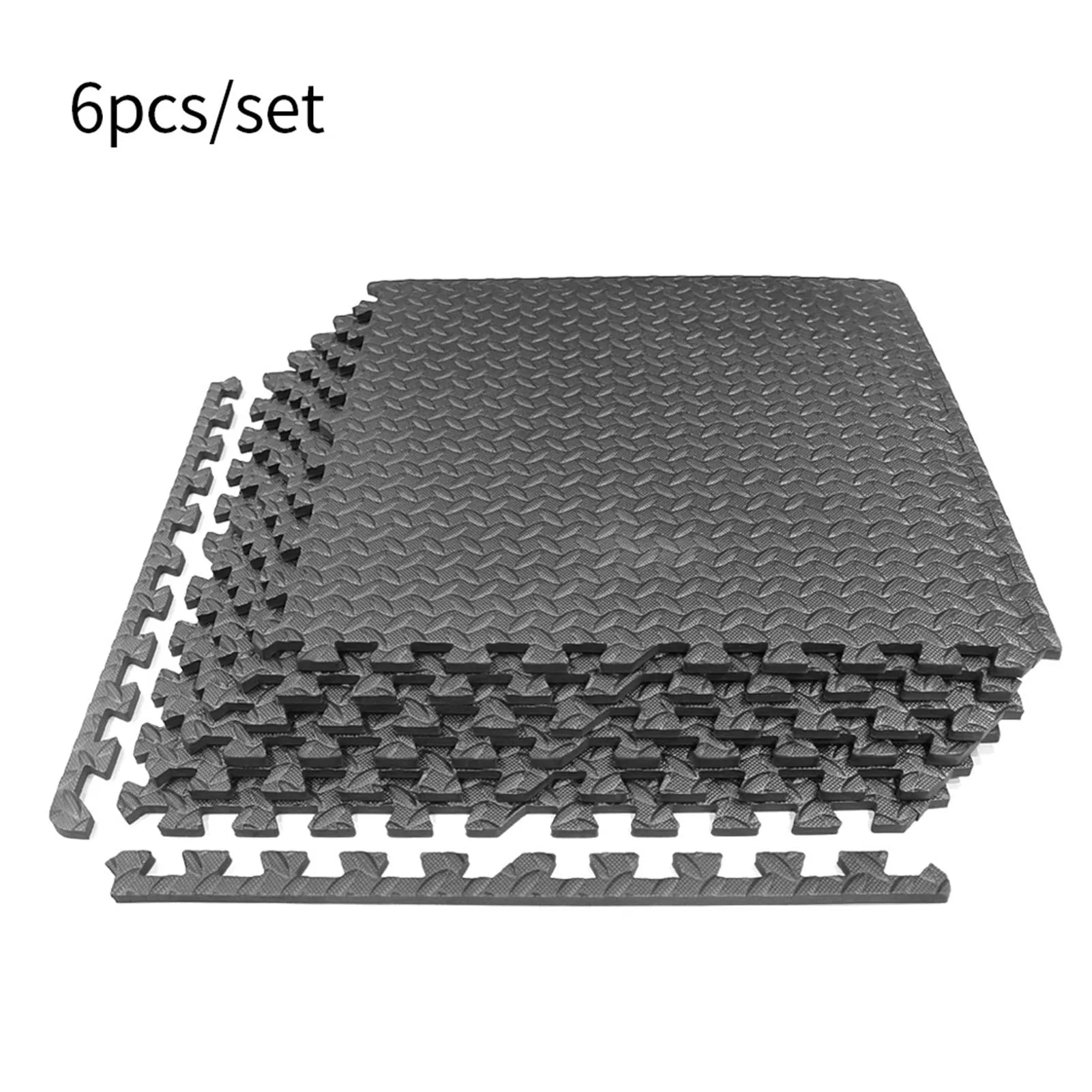 6PCS EVA Foam Floor Mats – Interlocking Gym & Play Mats (60×60cm)