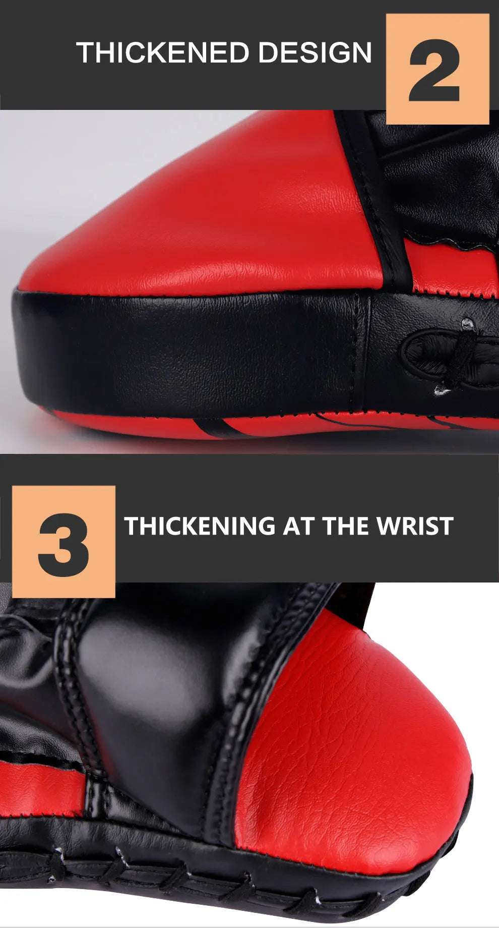 Martial Arts Kick Pad – PU Leather Strike Pad for Boxing & Karate