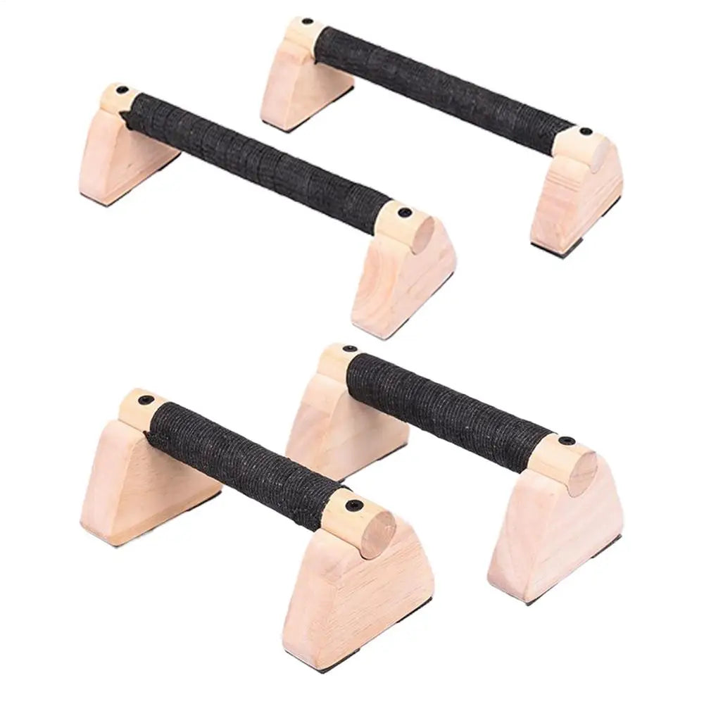 SolidWood Pro Bars – Calisthenics & Push-Up Parallettes for Home Workouts