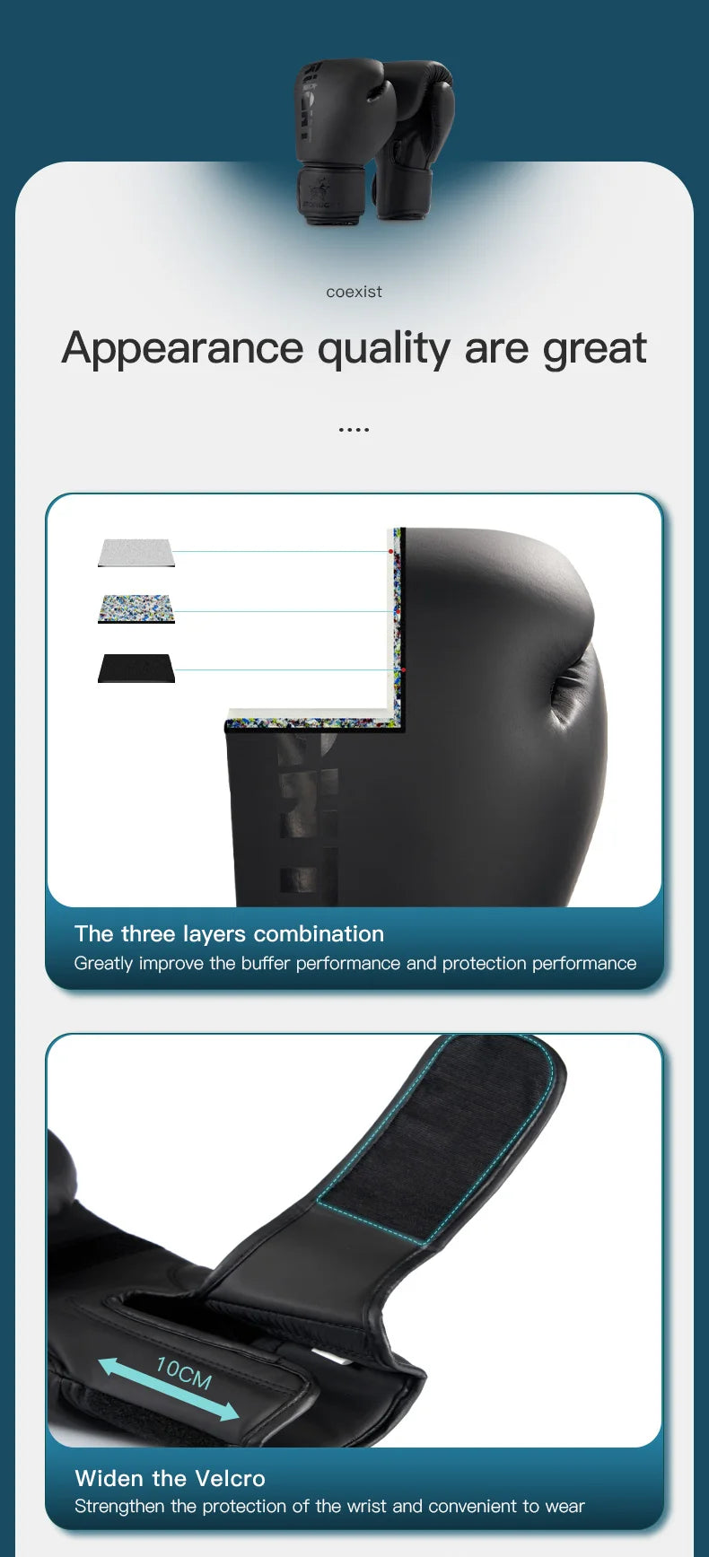 Professional Boxing Gloves – 8–16oz Training Gloves for Muay Thai, MMA & Fitness