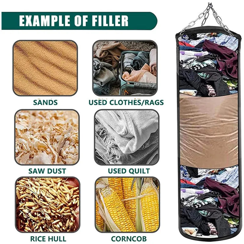 100/120cm Unfilled Heavy Punching Bag for Boxing & MMA