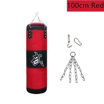 100/120cm Unfilled Heavy Punching Bag for Boxing & MMA