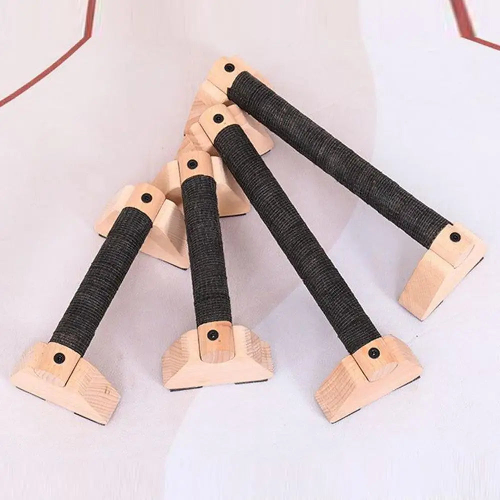 SolidWood Pro Bars – Calisthenics & Push-Up Parallettes for Home Workouts