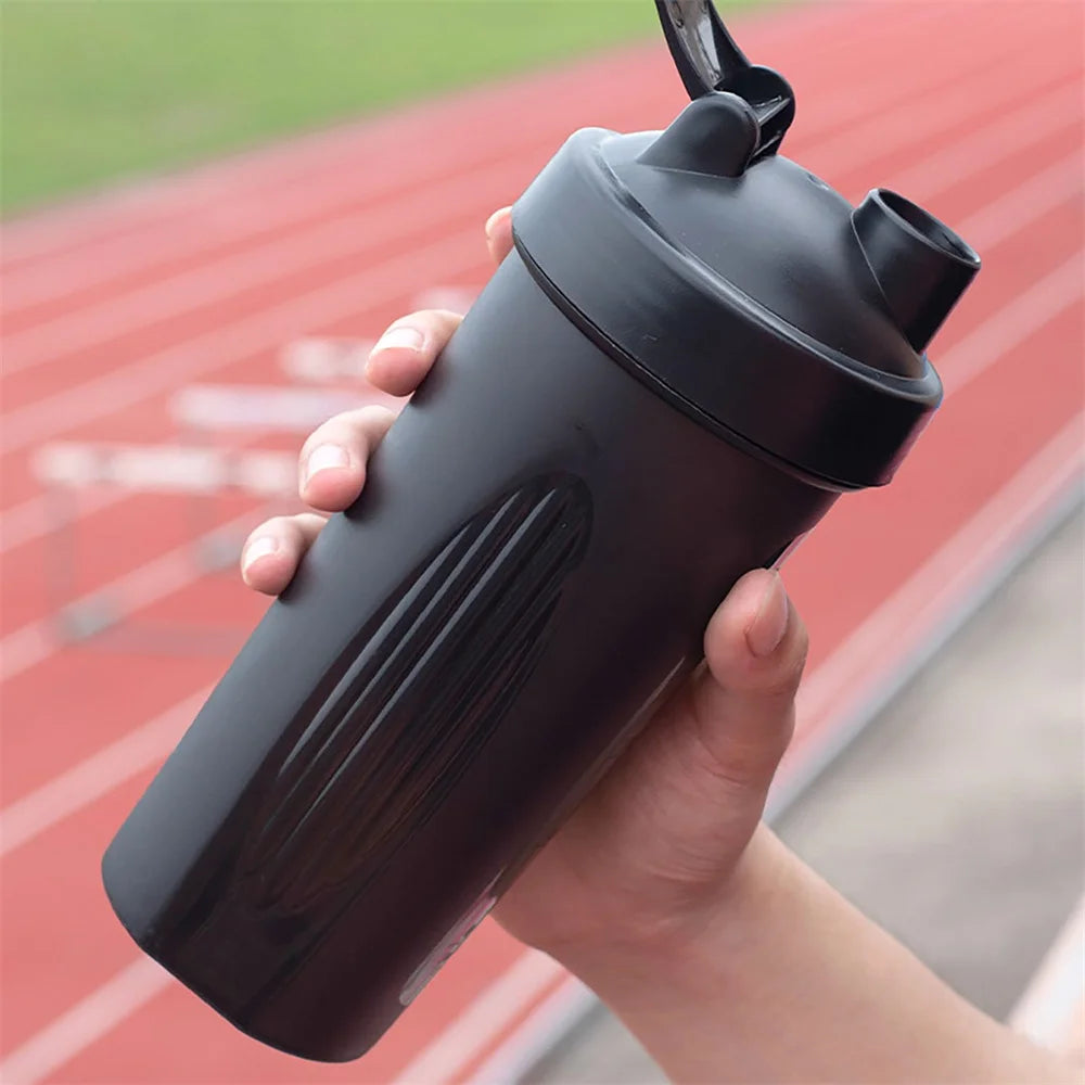 600ml Protein Shaker Bottle – Portable Fitness Blender Cup with Whisk Ball for Gym & Outdoor Use