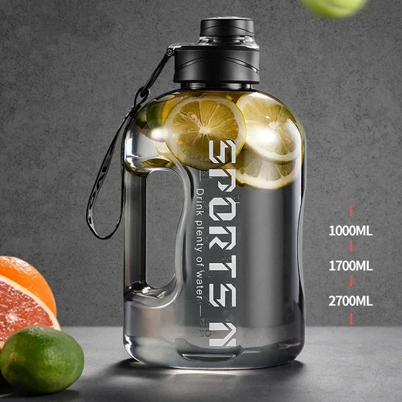 2L Refillable Sports Jug – BPA-Free Water Bottle for Gym, Hiking & Travel