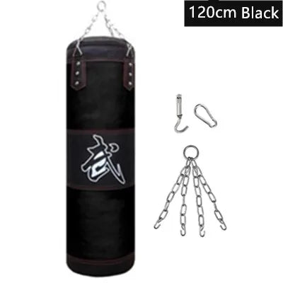 100/120cm Unfilled Heavy Punching Bag for Boxing & MMA