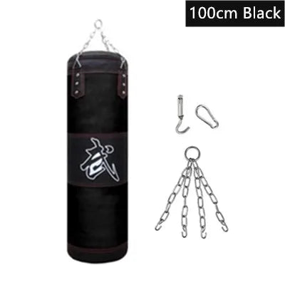 100/120cm Unfilled Heavy Punching Bag for Boxing & MMA