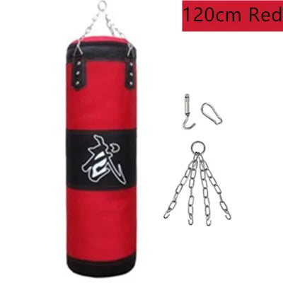 100/120cm Unfilled Heavy Punching Bag for Boxing & MMA