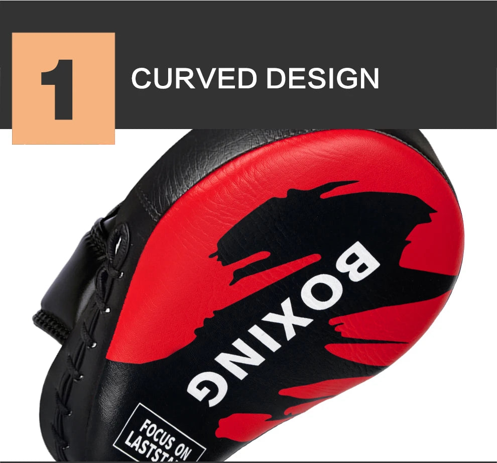 Martial Arts Kick Pad – PU Leather Strike Pad for Boxing & Karate