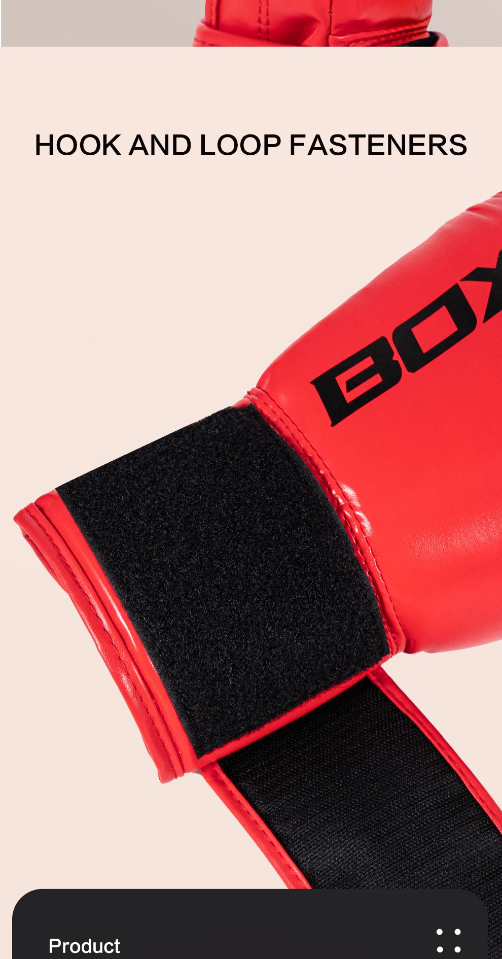 Professional Boxing Gloves – 4–12oz PU Leather Training Gloves for MMA, Muay Thai & Fitness