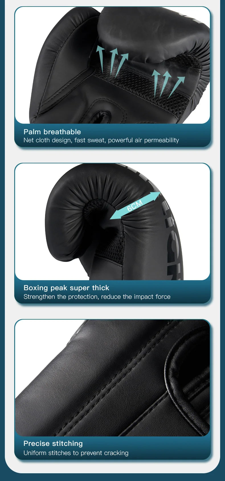 Professional Boxing Gloves – 8–16oz Training Gloves for Muay Thai, MMA & Fitness