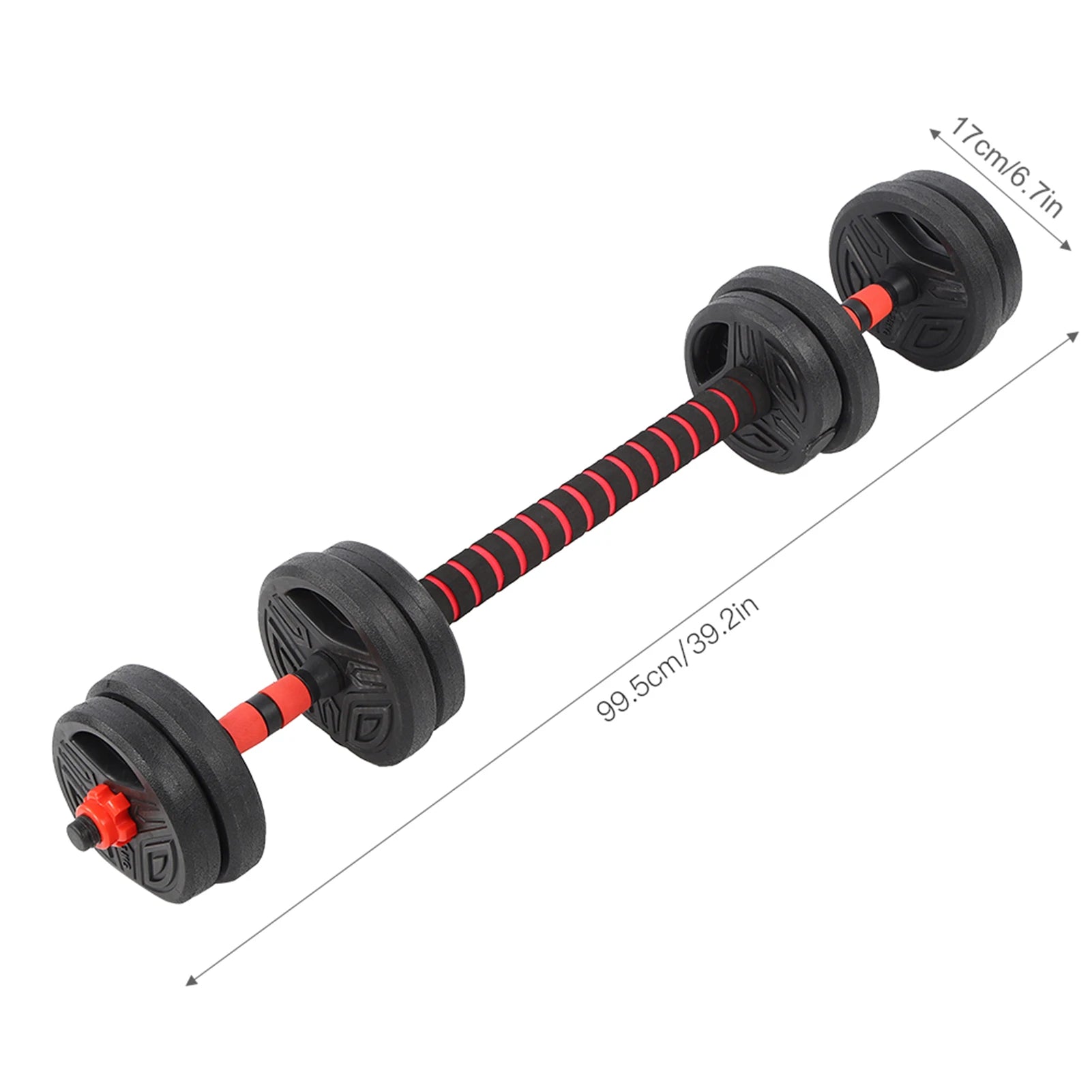 2-in-1 Dumbbell and Barbell Set – Full-Body Strength Training Equipment