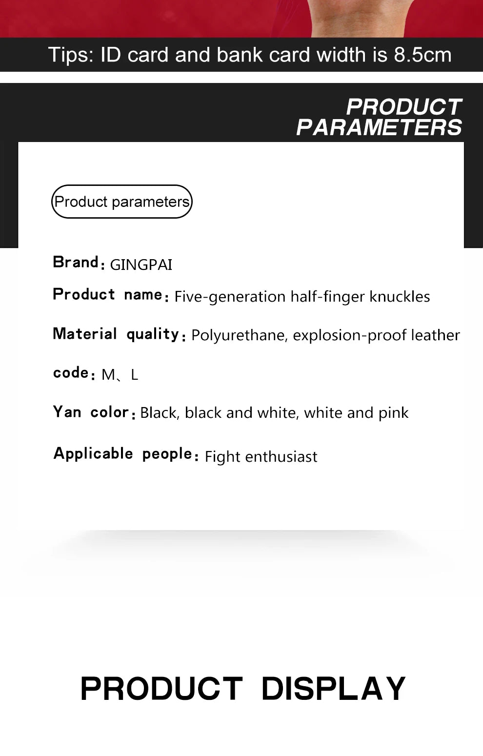 Combat Pro Half Finger Gloves – MMA, Boxing & Fitness Training